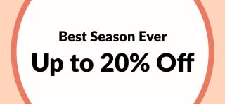 Up to 20% Off Best Season Ever