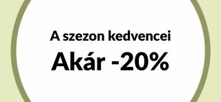 Akár -20% a szezon kedvenceire
