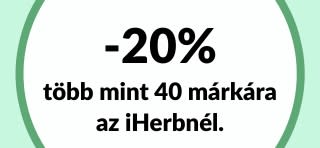 20% kedvezmény több mint 40 márkára az iHerbnél.