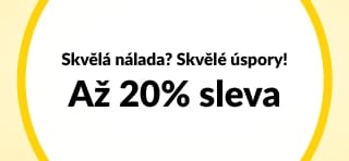 Až 20% sleva – výprodej produktů