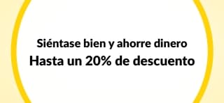 Ahorre hasta un 20% en bienestar