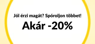 Akár -20% wellness termékekre