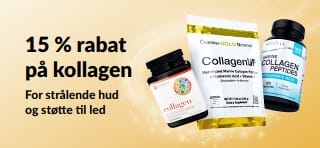 iHerb-banner med 15 % rabat på kollagen.