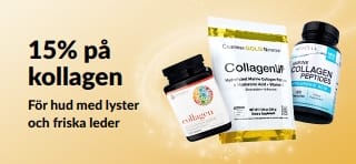 iHerb-banner som erbjuder 15% på kollagen.