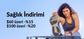 60$ ve üzeri alışverişlerde %15, 100 $ ve üzeri alışverişlerde %20 indirim sunan temel sağlık ürünleri iHerb promosyon banner'ı.
