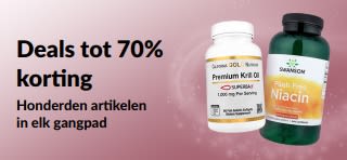 Banner met aanbiedingen tot wel 70% korting