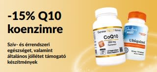 Q10 koenzimre 15% kedvezmény hirdető banner