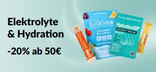 Banner für Elektrolyte & Hydration.