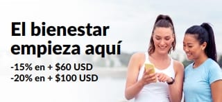 Hasta 20% de descuento en toda la tienda con el código AUG26SW.