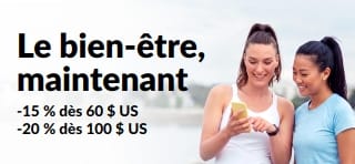 Jusqu'à -20 % sur tout le site avec le code AUG26SW.