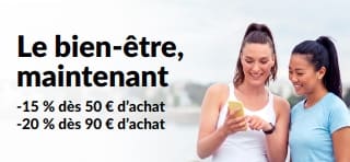 Jusqu'à -20 % sur tout le site avec le code AUG26SW.