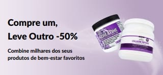Banner a promover Compre um, Leve Outro  -50%