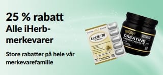 Banner promoting 25% Off All iHerb Brands