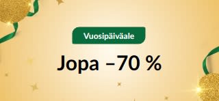 30-vuotisjuhlan ale: Jopa –70 %