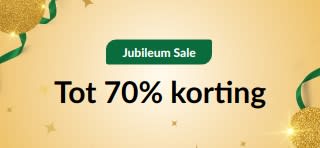 30-jarige Jubileum Sale: tot 70% korting