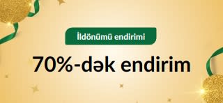 30-cu ildönümü endirimi: 70%-dək endirim
