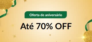 Oferta de 30º aniversário: até 70% OFF
