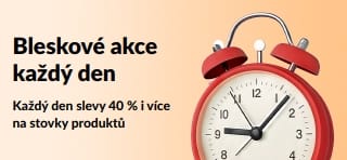 Každý den slevy 40 % i více na stovky produktů