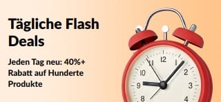 Jeden Tag neu: 40%+ Rabatt auf Hunderte Produkte