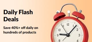 Save 40%+ off daily on hundreds of products
