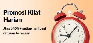 Jimat 40%+ setiap hari bagi ratusan barangan