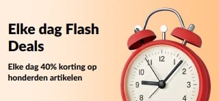 Elke dag 40% korting op honderden artikelen