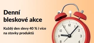 Každý den slevy 40 % i více na stovky produktů