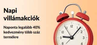 Naponta legalább 40% kedvezmény több száz termékre