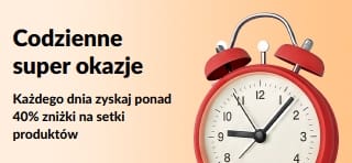 Każdego dnia zyskaj ponad 40% zniżki na setki produktów