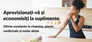 Baner cu super oferte la suplimente.