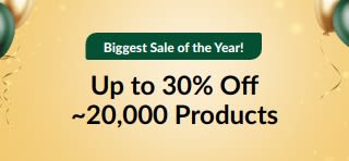 30th Anniversary Sale: Up to 30% off