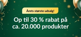 30-års jubilæumsudsalg: Op til 30 % rabat