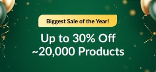 30th Anniversary Sale: Up to 30% off