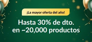 Oferta del 30.º aniversario: hasta 30% de dto.