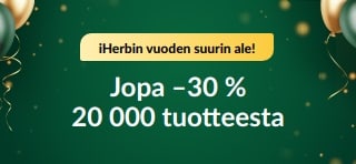 30-vuotisjuhlatarjous: Jopa –30 %