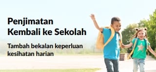 Promosi hebat keperluan harian persediaan kembali ke sekolah