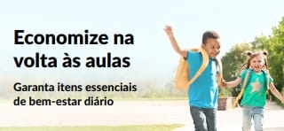 Banner destacando ofertas em itens essenciais para a volta às aulas.