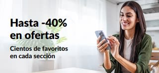 Banner promocionando hasta -40% en ofertas