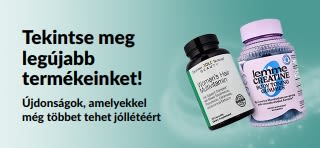 Az iHerb legújabb termékeit hirdető banner, amelyekkel még többet tehet jóllétéért