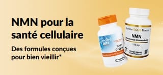Bannière « NMN pour la santé cellulaire », pour favoriser un vieillissement en bonne santé