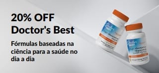 Ganhe 20% OFF em produtos Doctor's Best com o código OCT26DRB, incluindo CoQ10 e magnésio