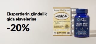 OCT26DAILY promokodu ilə ekspertlərin hər gün qəbul etdiyi əlavələrə 20% endirim əldə edin.
