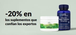 Ahorra un 20% en los suplementos que toman los expertos con el código OCT26DAILY.