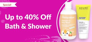 UP TO 40% OFF BATH & SHOWER