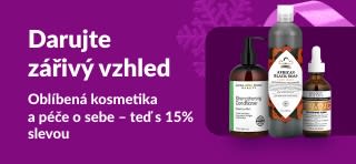 Banner iHerb s 15% slevou na kosmetiku a produkty péče o tělo s kódem DEC25BBPC, včetně přípravků pro péči o pleť a vlasy.