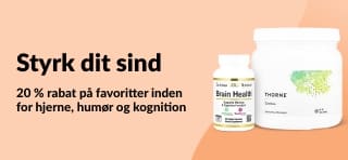 iHerb 20 % rabat på kosttilskud til hjerne og kognition. Brug koden: OCT25BRAIN