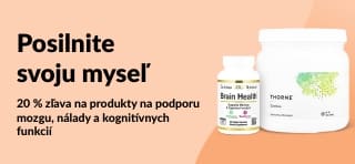 iHerb 20 % zľava na produkty na podporu mozgu, nálady a kognitívnych funkcií. Použite kód: OCT25BRAIN