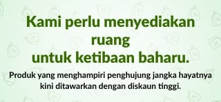 CLEARANCE SHOP SEKARANG
