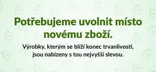 VÝPRODEJ – ZAČNĚTE NAKUPOVAT