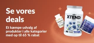 iHerb se vores deals-banner med op til 65 % rabat på tværs af kategorier, inklusive kosttilskud og helseprodukter.